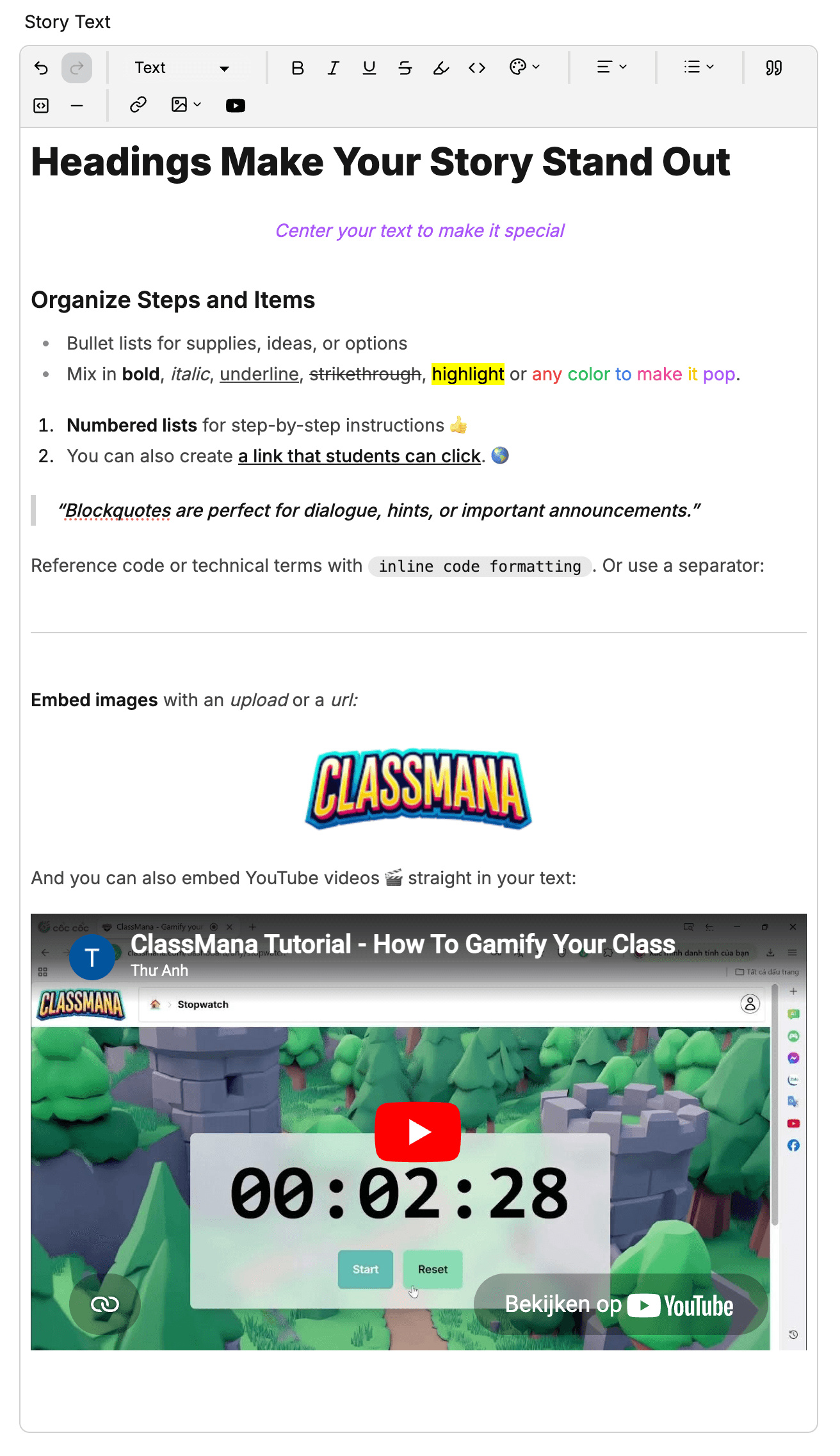 Editor formátovaného textu