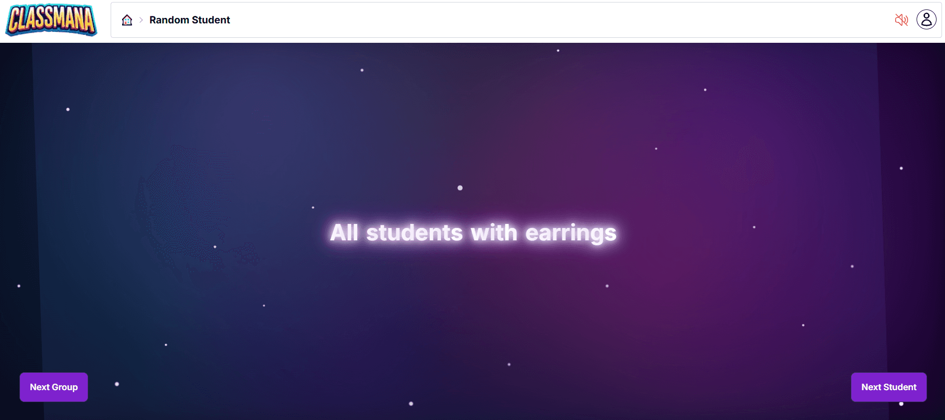 Náhled výběru studentů